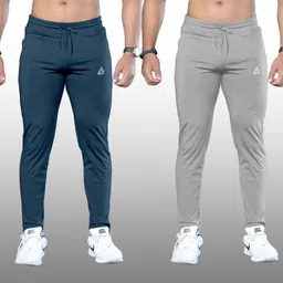 ftx Pack of 2 Men Solid Multicolor Track Pants-picture-21