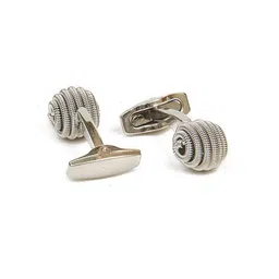 Calvadoss Silver-Toned Premium Cufflink image 2