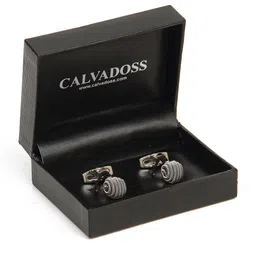 Calvadoss Silver-Toned Premium Cufflink image 5