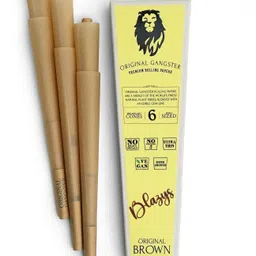 Original Gangster Blazys Brown Ultra thin rolling papers rolling papers king size 14 gsm Drawing Paper-picture-11