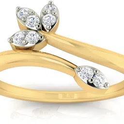 avsar Manisha 18kt Diamond Yellow Gold ring image 1