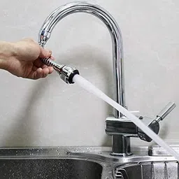 yansi Turbo Flex 360 Degree Rotatory Flexible Sink Water Saving Faucet Nozzle Sprayer Faucet Shank image 5