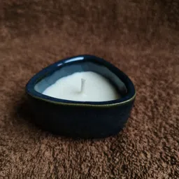 ignique Ceramic Trilume Scented Candle | Coconut-Soy Wax | Small Size Decorative Candle-picture-22