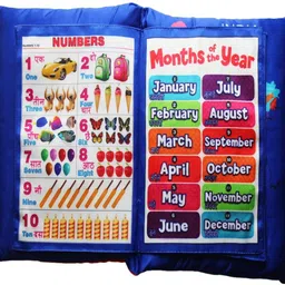 pdspm Learning Pillow Cotton Animals, Alphanumeric, Birds, Floral, Fruits, Toons & Characters, Nature Baby Pillow Pack of 1 image 2