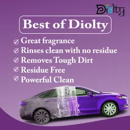 diolty High Foam Car Shampoo, Cleans and Shines Cars, Bikes, Extra Shine Shampoo Car Washing Liquid image 5