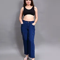 high waist Women Cargos image 1