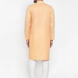 jompers Men Pure Cotton Kurta Pyjama Set image 3