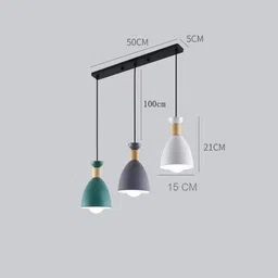 brightlyt Aluminum Bedroom Hanging Light, Hanging Lamps, Lights for Restaurants Ceiling Light Ceiling Lamp image 3