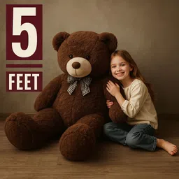 legal love ChocoHug 8 – 5 Feet Coffee Teddy Bear Plush Toy for Gifting & Cuddles - 92 cm-picture-19
