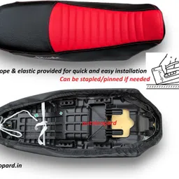 autoleopard X PULSE 4V 200 SOFT TOUCH PREMIUM QUALITY Single Bike Seat Cover For Hero NA image 5