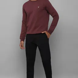 allen solly Men Full Sleeve Solid Sweatshirt image 4