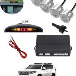 autofetch Universal 4 Silver Reverse Parking Sensor-AF25A274 Universal 4 Silver Reverse Parking Sensor-AF25A274 Parking Sensor image 1