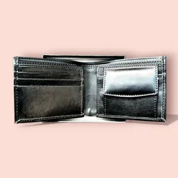 nava hub Men Black Genuine Leather Wallet image 2