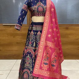 fabcartz Self Design Semi Stitched Lehenga Choli-picture-20