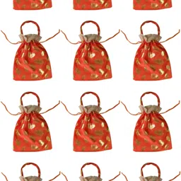 vig enterprises Women Orange Potli-picture-25