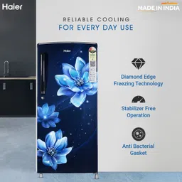haier 185 L Direct Cool Single Door 2 Star Refrigerator image 2