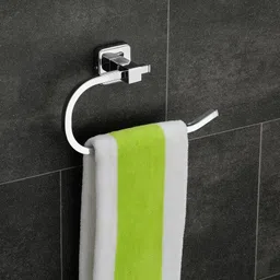 ubh Metro Platinum Stainless Steel Towel Rod - Bathroom Accessories 4 inch 1 Bar Towel Rod-picture-23