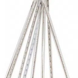 qawachh Meteor Shower Rain LED String Lights Hanging 10 Tubes 540 LED (Blue) Ceiling Light Ceiling Lamp image 1