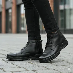 kedarnath enterprises SAARGEE BEST 100%GENIUNE LEATHER BOOT FOR ARMY AND POLICE Boots For Men-picture-29