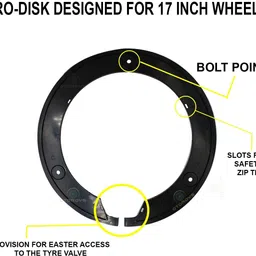 atoray 17 INCH Motorcycle Wheels for Bajaj NS200 Wheel Cover For Bajaj NA image 2