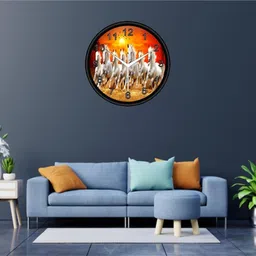 krisha enterprises. Analog 25 cm X 25 cm Wall Clock image 3