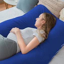 linenovation Microfibre Solid Pregnancy Pillow Pack of 1 image 2