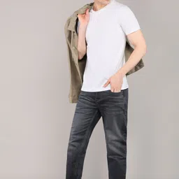 killer Men Slim Mid Rise Grey Jeans image 2