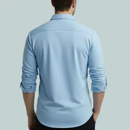 vashuqi Men Solid Cotton Blend A-line Kurta image 2