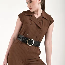 kazo Women Casual Black Synthetic Belt-picture-10