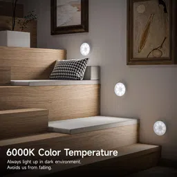 Bright IQ USB Rechargeable Operated LED Motion Sensor Wireless Wall Night Light Smart Sensor Light image 4