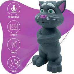 xcillince toys Talking Tom Cat,Touch Recording Rhymes, Musical Cat Toy for Kids TM_6-picture-31