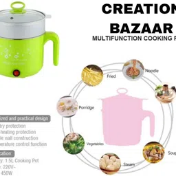 modexaglobal Electric Multi Cooker Kettle with Concealed Base Multifunction Egg Cooker, Egg Boiler, Travel Cooker, Rice Cooker image 3