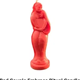 chiklit enterprise Red Couple Embrace Ritual Candle – Hoodoo, Conjure, Spellwork Candle-picture-26