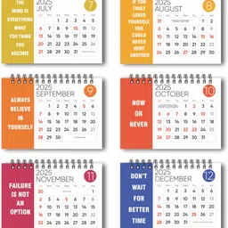 pixel Motivational Quotes Desk/Table Calendar 2026 Table Calendar image 4