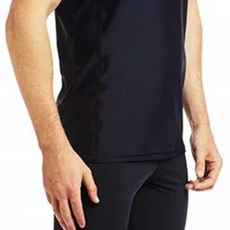 aqua holic Solid Men Black Tights image 3