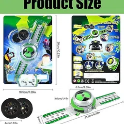 wengonvila Ben 10 Projector Watch,Cartoon Omnitrix Projector Watch with 24 Light Images Boys & Girls Wrist Band-picture-21