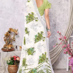 yashika Floral Print Daily Wear Georgette Saree image 3