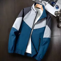 agarshgarments Men Colorblock Casual Jacket image 3