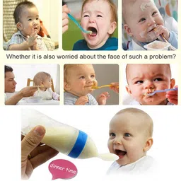 goodmunchkins Stainless Steel Feeding Bottle - Silicon Food Feeder Combo Pack - 304 Grade Steel Join Less , No Plastic Parts Feeding Bottle - Food Grade Silicon Food Feeder - 2 Items - 300 image 4