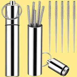nari dream portable metal toothpick fruit picks 4PCS-C1-picture-25
