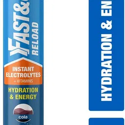 fast&up Reload Hydration & Energy Drink With Electrolytes - Effervescent Tablets - Cola Hydration Drink-picture-30