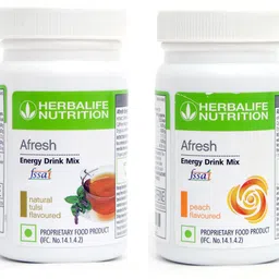 herbalife Afresh Energy Drink - Tulsi Flavor & Peach Flavor For Weight Loss Energy Drink-picture-15