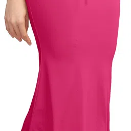 KANISHTHA Pink Women Saree Petticoat Shapewear Lycra Blend Petticoat image 4