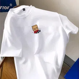 drifth Men Graphic Print Round Neck Pure Cotton White T-Shirt-picture-29