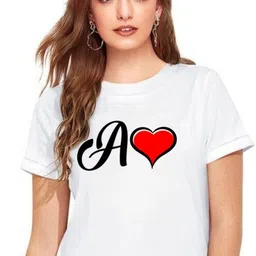 zenloop styles Women Printed Round Neck Polyester White T-Shirt-picture-28