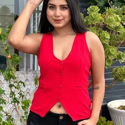 tandul Solid Women Waistcoat-picture-14