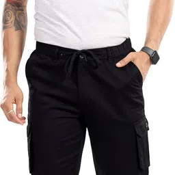 black paper Men Cargos image 5