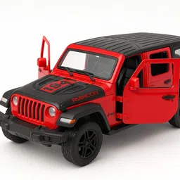crezor toys Rubicon Jeep Style Diecast Car Model 1:32 Scale with Pull Back image 3