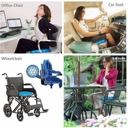 nd brothers Cushion Seat, Gel Orthopedic Seat Cushion Pad for Car Back / Lumbar Support image 4