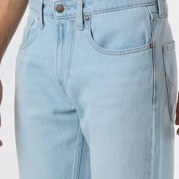pepe jeans Men Straight Fit Mid Rise Blue Jeans image 5